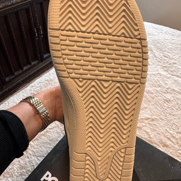 PONY Men's White and Black High-Top Sneakers - Picture 4 of 5